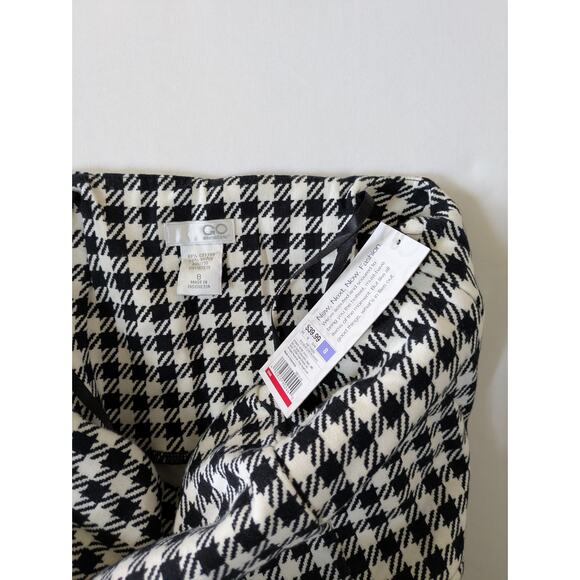 Go International Dress‎ Womens 8 Houndstooth Strapless Retro Plaid Belt Bodycon - Picture 11 of 11